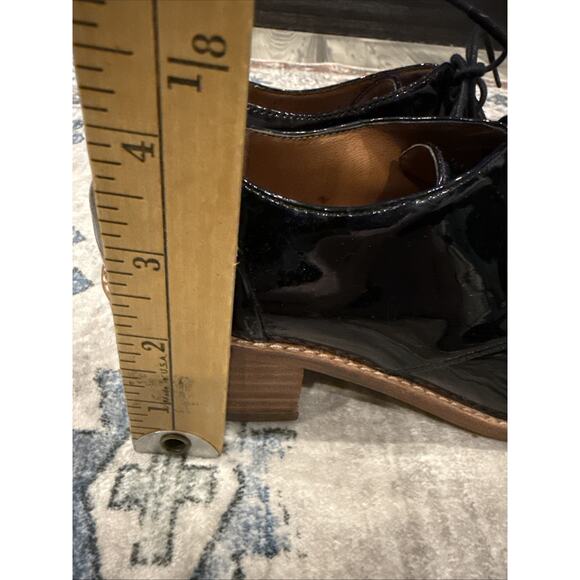 louise et cie shoes Oxfords Black Shinny Patten Leather Size 5.5 - Picture 10 of 10